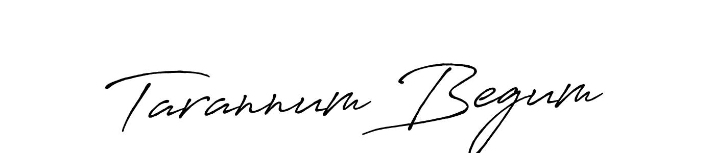 Design your own signature with our free online signature maker. With this signature software, you can create a handwritten (Antro_Vectra_Bolder) signature for name Tarannum Begum. Tarannum Begum signature style 7 images and pictures png