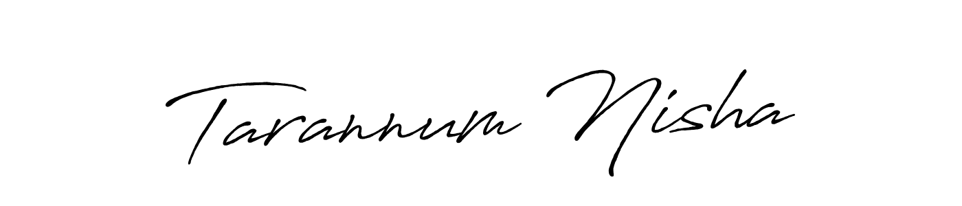 Design your own signature with our free online signature maker. With this signature software, you can create a handwritten (Antro_Vectra_Bolder) signature for name Tarannum Nisha. Tarannum Nisha signature style 7 images and pictures png