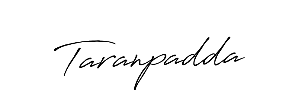 Design your own signature with our free online signature maker. With this signature software, you can create a handwritten (Antro_Vectra_Bolder) signature for name Taranpadda. Taranpadda signature style 7 images and pictures png