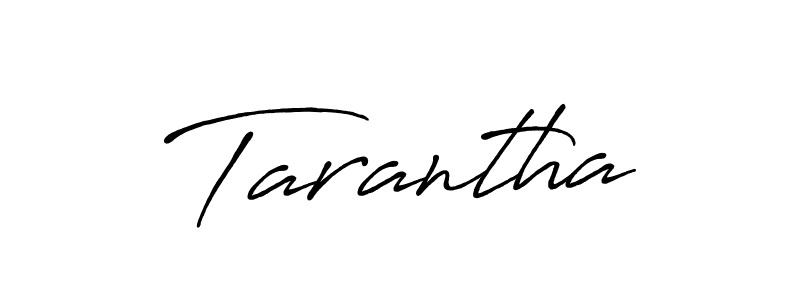 How to make Tarantha name signature. Use Antro_Vectra_Bolder style for creating short signs online. This is the latest handwritten sign. Tarantha signature style 7 images and pictures png