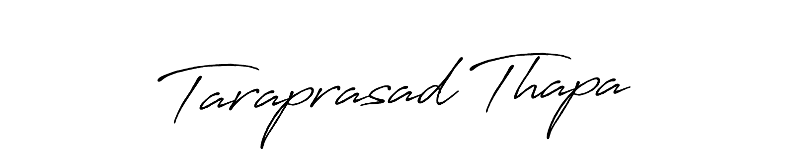 Taraprasad Thapa stylish signature style. Best Handwritten Sign (Antro_Vectra_Bolder) for my name. Handwritten Signature Collection Ideas for my name Taraprasad Thapa. Taraprasad Thapa signature style 7 images and pictures png