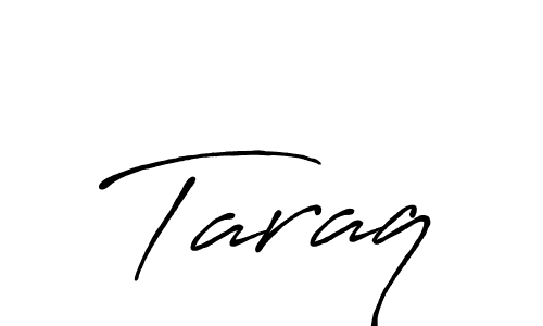 Antro_Vectra_Bolder is a professional signature style that is perfect for those who want to add a touch of class to their signature. It is also a great choice for those who want to make their signature more unique. Get Taraq name to fancy signature for free. Taraq signature style 7 images and pictures png