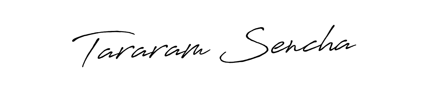 Make a beautiful signature design for name Tararam Sencha. With this signature (Antro_Vectra_Bolder) style, you can create a handwritten signature for free. Tararam Sencha signature style 7 images and pictures png