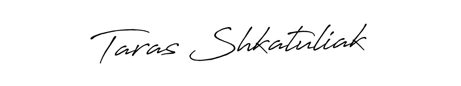 The best way (Antro_Vectra_Bolder) to make a short signature is to pick only two or three words in your name. The name Taras Shkatuliak include a total of six letters. For converting this name. Taras Shkatuliak signature style 7 images and pictures png