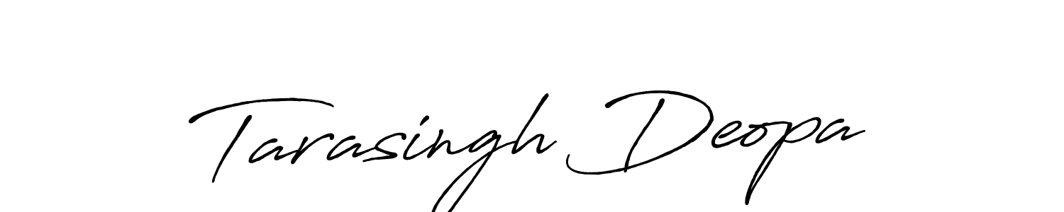 Use a signature maker to create a handwritten signature online. With this signature software, you can design (Antro_Vectra_Bolder) your own signature for name Tarasingh Deopa. Tarasingh Deopa signature style 7 images and pictures png