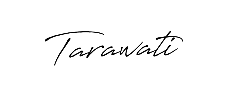 Use a signature maker to create a handwritten signature online. With this signature software, you can design (Antro_Vectra_Bolder) your own signature for name Tarawati. Tarawati signature style 7 images and pictures png