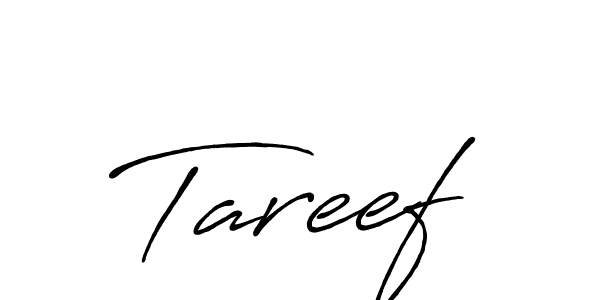 How to make Tareef name signature. Use Antro_Vectra_Bolder style for creating short signs online. This is the latest handwritten sign. Tareef signature style 7 images and pictures png