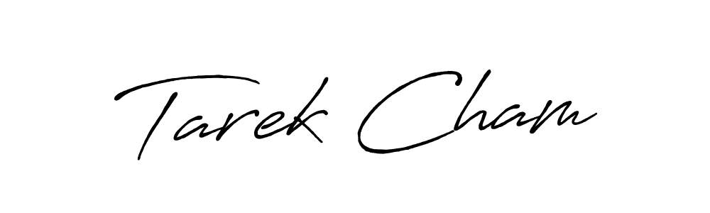 How to Draw Tarek Cham signature style? Antro_Vectra_Bolder is a latest design signature styles for name Tarek Cham. Tarek Cham signature style 7 images and pictures png