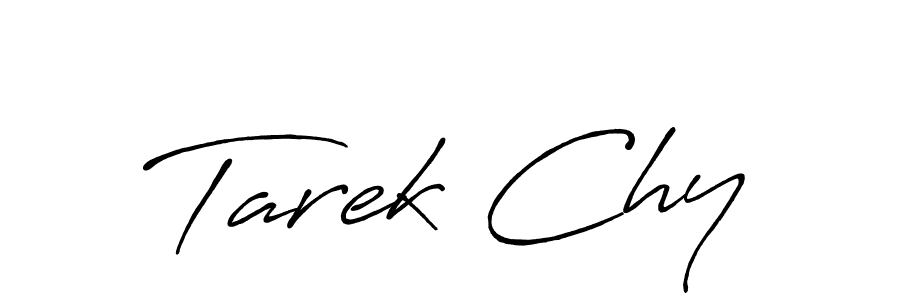 Tarek Chy stylish signature style. Best Handwritten Sign (Antro_Vectra_Bolder) for my name. Handwritten Signature Collection Ideas for my name Tarek Chy. Tarek Chy signature style 7 images and pictures png