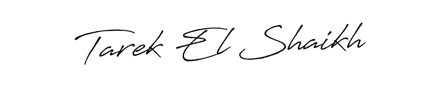 Design your own signature with our free online signature maker. With this signature software, you can create a handwritten (Antro_Vectra_Bolder) signature for name Tarek El Shaikh. Tarek El Shaikh signature style 7 images and pictures png
