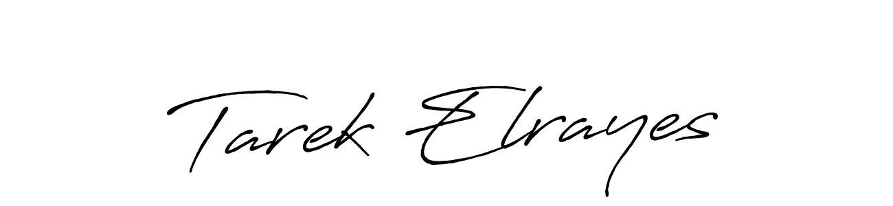 Tarek Elrayes stylish signature style. Best Handwritten Sign (Antro_Vectra_Bolder) for my name. Handwritten Signature Collection Ideas for my name Tarek Elrayes. Tarek Elrayes signature style 7 images and pictures png