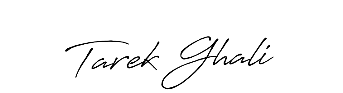 Also we have Tarek Ghali name is the best signature style. Create professional handwritten signature collection using Antro_Vectra_Bolder autograph style. Tarek Ghali signature style 7 images and pictures png