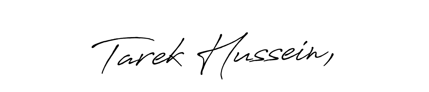 Similarly Antro_Vectra_Bolder is the best handwritten signature design. Signature creator online .You can use it as an online autograph creator for name Tarek Hussein,. Tarek Hussein, signature style 7 images and pictures png