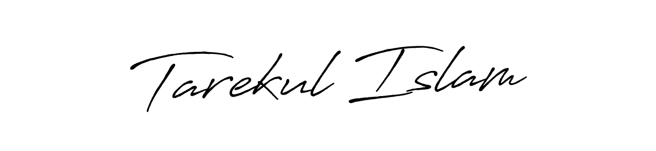 The best way (Antro_Vectra_Bolder) to make a short signature is to pick only two or three words in your name. The name Tarekul Islam include a total of six letters. For converting this name. Tarekul Islam signature style 7 images and pictures png