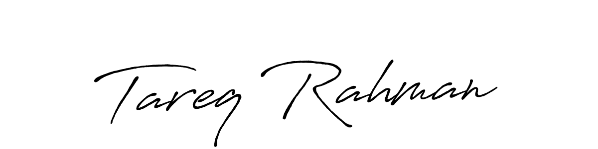 How to make Tareq Rahman signature? Antro_Vectra_Bolder is a professional autograph style. Create handwritten signature for Tareq Rahman name. Tareq Rahman signature style 7 images and pictures png