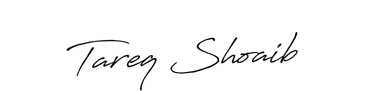 It looks lik you need a new signature style for name Tareq Shoaib. Design unique handwritten (Antro_Vectra_Bolder) signature with our free signature maker in just a few clicks. Tareq Shoaib signature style 7 images and pictures png