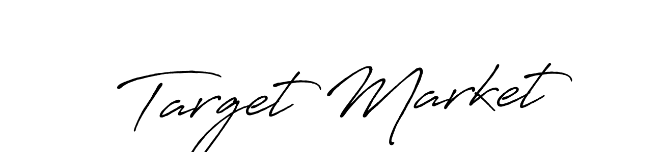 It looks lik you need a new signature style for name Target Market. Design unique handwritten (Antro_Vectra_Bolder) signature with our free signature maker in just a few clicks. Target Market signature style 7 images and pictures png