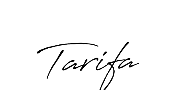 Create a beautiful signature design for name Tarifa. With this signature (Antro_Vectra_Bolder) fonts, you can make a handwritten signature for free. Tarifa signature style 7 images and pictures png