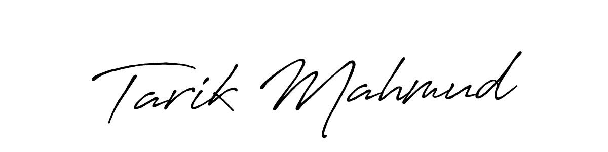 You should practise on your own different ways (Antro_Vectra_Bolder) to write your name (Tarik Mahmud) in signature. don't let someone else do it for you. Tarik Mahmud signature style 7 images and pictures png