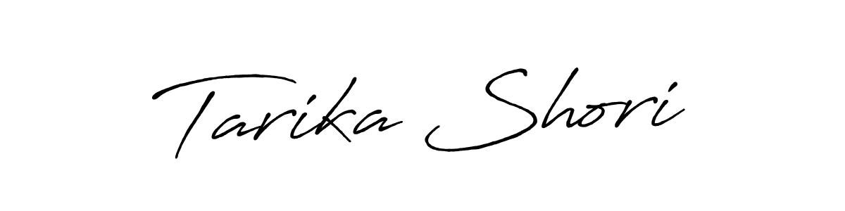 Design your own signature with our free online signature maker. With this signature software, you can create a handwritten (Antro_Vectra_Bolder) signature for name Tarika Shori. Tarika Shori signature style 7 images and pictures png