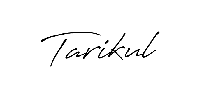 How to make Tarikul name signature. Use Antro_Vectra_Bolder style for creating short signs online. This is the latest handwritten sign. Tarikul signature style 7 images and pictures png