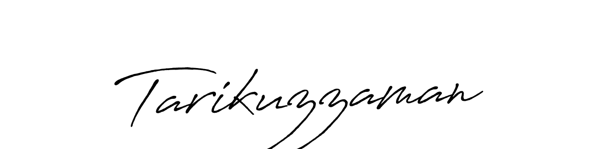 Use a signature maker to create a handwritten signature online. With this signature software, you can design (Antro_Vectra_Bolder) your own signature for name Tarikuzzaman. Tarikuzzaman signature style 7 images and pictures png