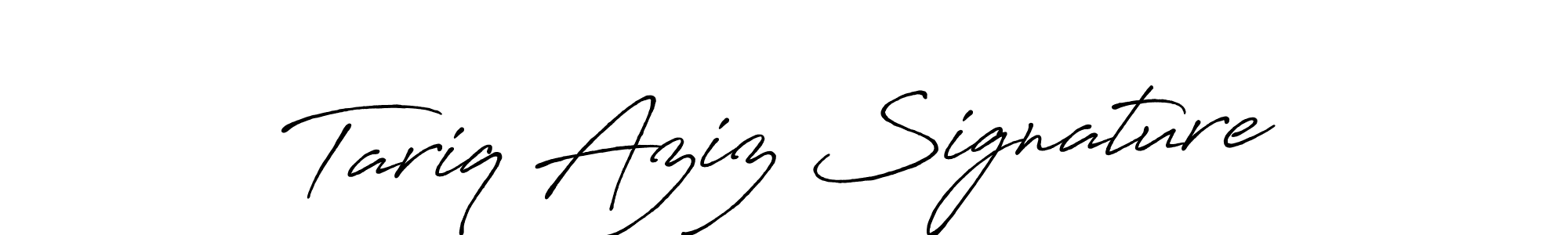 Also we have Tariq Aziz Signature name is the best signature style. Create professional handwritten signature collection using Antro_Vectra_Bolder autograph style. Tariq Aziz Signature signature style 7 images and pictures png