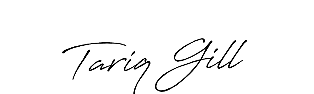 The best way (Antro_Vectra_Bolder) to make a short signature is to pick only two or three words in your name. The name Tariq Gill include a total of six letters. For converting this name. Tariq Gill signature style 7 images and pictures png