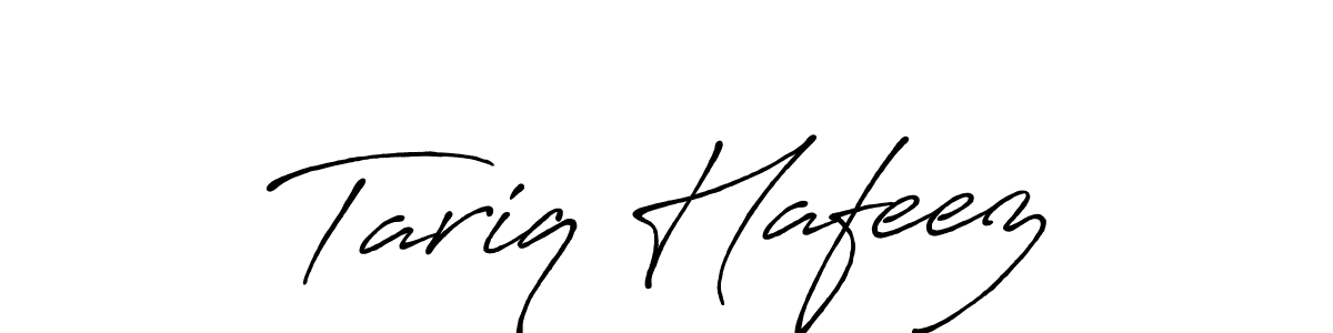 Also You can easily find your signature by using the search form. We will create Tariq Hafeez name handwritten signature images for you free of cost using Antro_Vectra_Bolder sign style. Tariq Hafeez signature style 7 images and pictures png