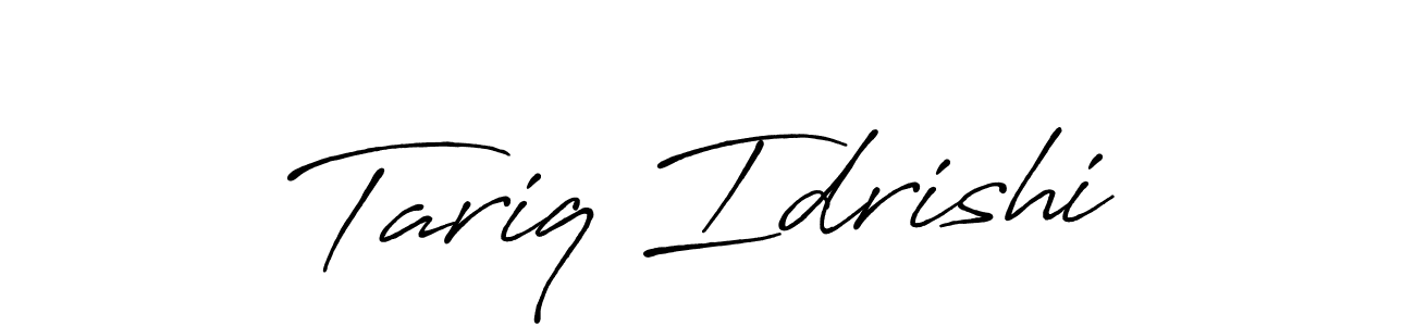Similarly Antro_Vectra_Bolder is the best handwritten signature design. Signature creator online .You can use it as an online autograph creator for name Tariq Idrishi. Tariq Idrishi signature style 7 images and pictures png