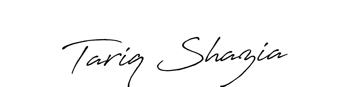 Also You can easily find your signature by using the search form. We will create Tariq Shazia name handwritten signature images for you free of cost using Antro_Vectra_Bolder sign style. Tariq Shazia signature style 7 images and pictures png