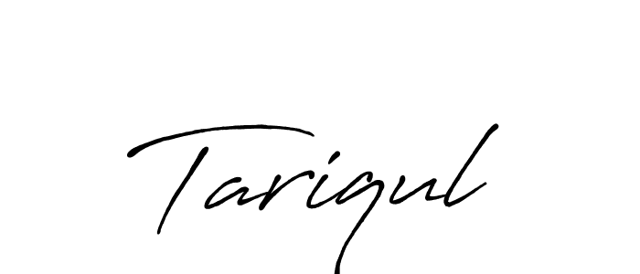 Design your own signature with our free online signature maker. With this signature software, you can create a handwritten (Antro_Vectra_Bolder) signature for name Tariqul. Tariqul signature style 7 images and pictures png