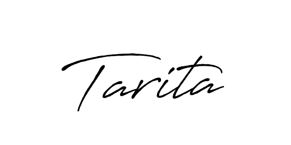 Make a beautiful signature design for name Tarita. With this signature (Antro_Vectra_Bolder) style, you can create a handwritten signature for free. Tarita signature style 7 images and pictures png