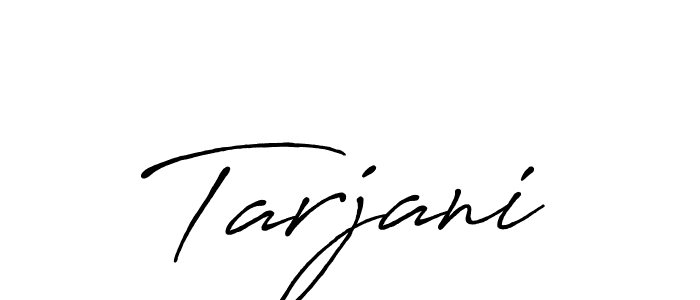 How to make Tarjani signature? Antro_Vectra_Bolder is a professional autograph style. Create handwritten signature for Tarjani name. Tarjani signature style 7 images and pictures png