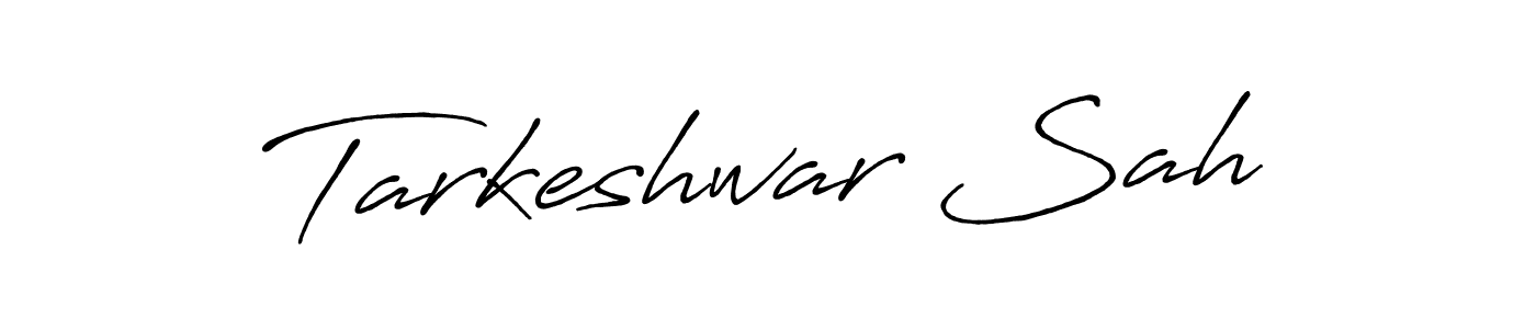 Create a beautiful signature design for name Tarkeshwar Sah. With this signature (Antro_Vectra_Bolder) fonts, you can make a handwritten signature for free. Tarkeshwar Sah signature style 7 images and pictures png