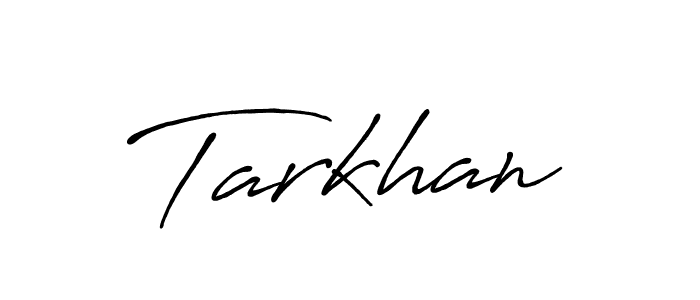 Make a beautiful signature design for name Tarkhan. With this signature (Antro_Vectra_Bolder) style, you can create a handwritten signature for free. Tarkhan signature style 7 images and pictures png