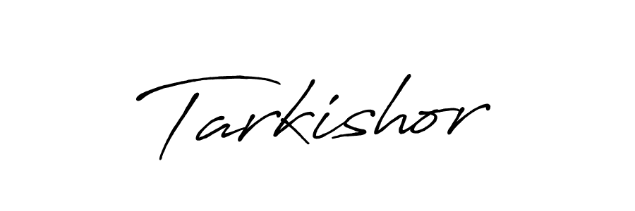 The best way (Antro_Vectra_Bolder) to make a short signature is to pick only two or three words in your name. The name Tarkishor include a total of six letters. For converting this name. Tarkishor signature style 7 images and pictures png