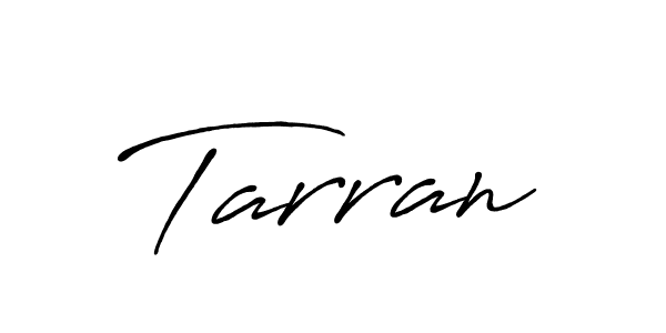 How to make Tarran name signature. Use Antro_Vectra_Bolder style for creating short signs online. This is the latest handwritten sign. Tarran signature style 7 images and pictures png