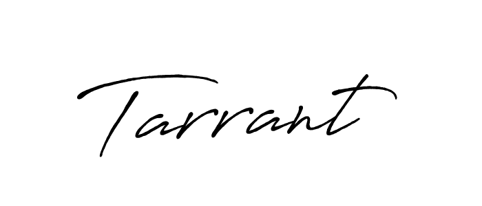 Create a beautiful signature design for name Tarrant. With this signature (Antro_Vectra_Bolder) fonts, you can make a handwritten signature for free. Tarrant signature style 7 images and pictures png