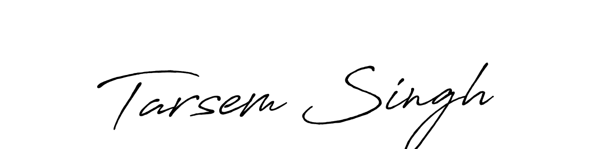 Make a beautiful signature design for name Tarsem Singh. With this signature (Antro_Vectra_Bolder) style, you can create a handwritten signature for free. Tarsem Singh signature style 7 images and pictures png