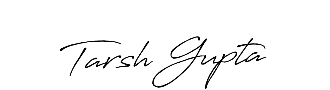 Use a signature maker to create a handwritten signature online. With this signature software, you can design (Antro_Vectra_Bolder) your own signature for name Tarsh Gupta. Tarsh Gupta signature style 7 images and pictures png