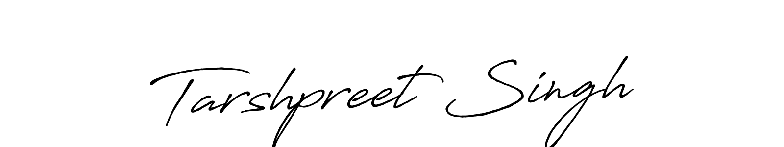 Make a beautiful signature design for name Tarshpreet Singh. With this signature (Antro_Vectra_Bolder) style, you can create a handwritten signature for free. Tarshpreet Singh signature style 7 images and pictures png