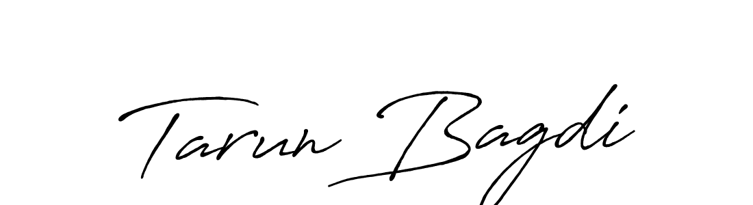 How to make Tarun Bagdi signature? Antro_Vectra_Bolder is a professional autograph style. Create handwritten signature for Tarun Bagdi name. Tarun Bagdi signature style 7 images and pictures png