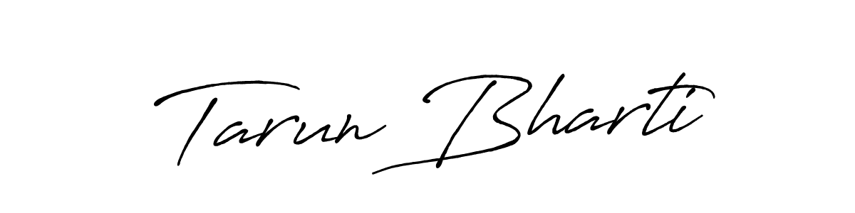 Similarly Antro_Vectra_Bolder is the best handwritten signature design. Signature creator online .You can use it as an online autograph creator for name Tarun Bharti. Tarun Bharti signature style 7 images and pictures png