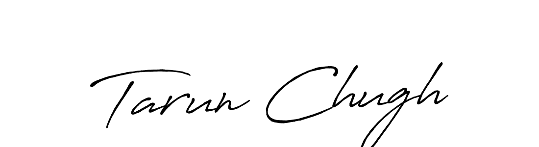 The best way (Antro_Vectra_Bolder) to make a short signature is to pick only two or three words in your name. The name Tarun Chugh include a total of six letters. For converting this name. Tarun Chugh signature style 7 images and pictures png