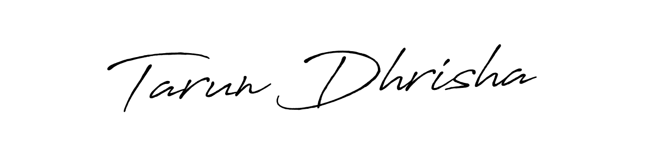 It looks lik you need a new signature style for name Tarun Dhrisha. Design unique handwritten (Antro_Vectra_Bolder) signature with our free signature maker in just a few clicks. Tarun Dhrisha signature style 7 images and pictures png