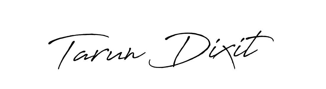 Use a signature maker to create a handwritten signature online. With this signature software, you can design (Antro_Vectra_Bolder) your own signature for name Tarun Dixit. Tarun Dixit signature style 7 images and pictures png