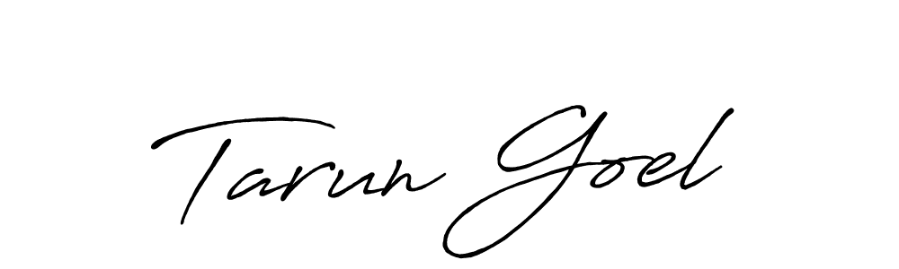 Also we have Tarun Goel name is the best signature style. Create professional handwritten signature collection using Antro_Vectra_Bolder autograph style. Tarun Goel signature style 7 images and pictures png