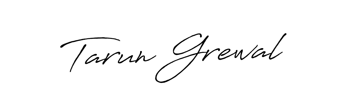 How to make Tarun Grewal signature? Antro_Vectra_Bolder is a professional autograph style. Create handwritten signature for Tarun Grewal name. Tarun Grewal signature style 7 images and pictures png