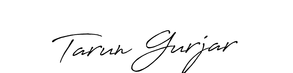 It looks lik you need a new signature style for name Tarun Gurjar. Design unique handwritten (Antro_Vectra_Bolder) signature with our free signature maker in just a few clicks. Tarun Gurjar signature style 7 images and pictures png